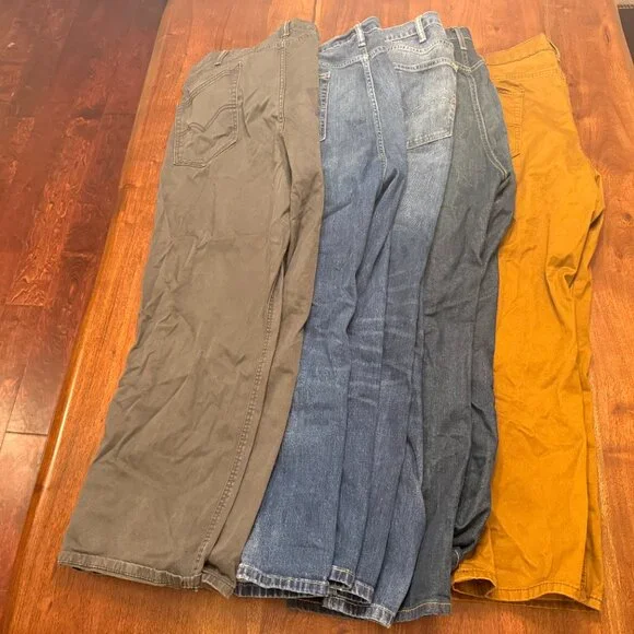 BUNDLE: Five 46x29 Levi's 541 Athletic Taper Fit Men's Jeans (Big & Tall) - Picture 2 of 3